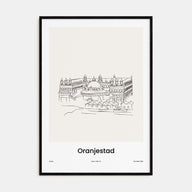 Oranjestad Drawn Poster