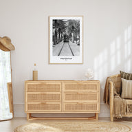 Oranjestad Portrait B&W Poster