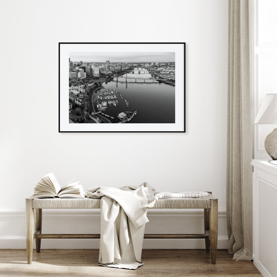 Oregon Landscape B&W Poster
