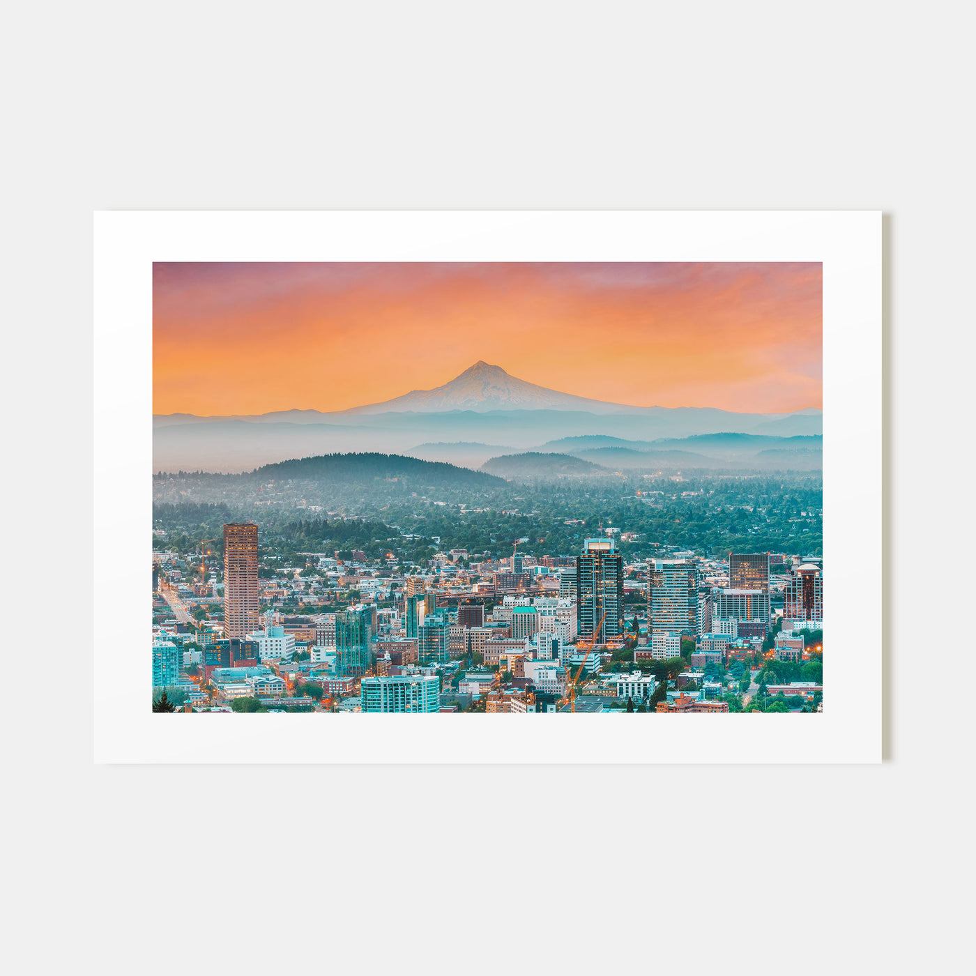 Oregon Landscape Color Poster
