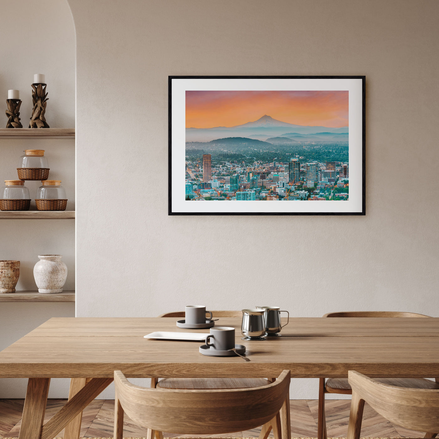 Oregon Landscape Color Poster