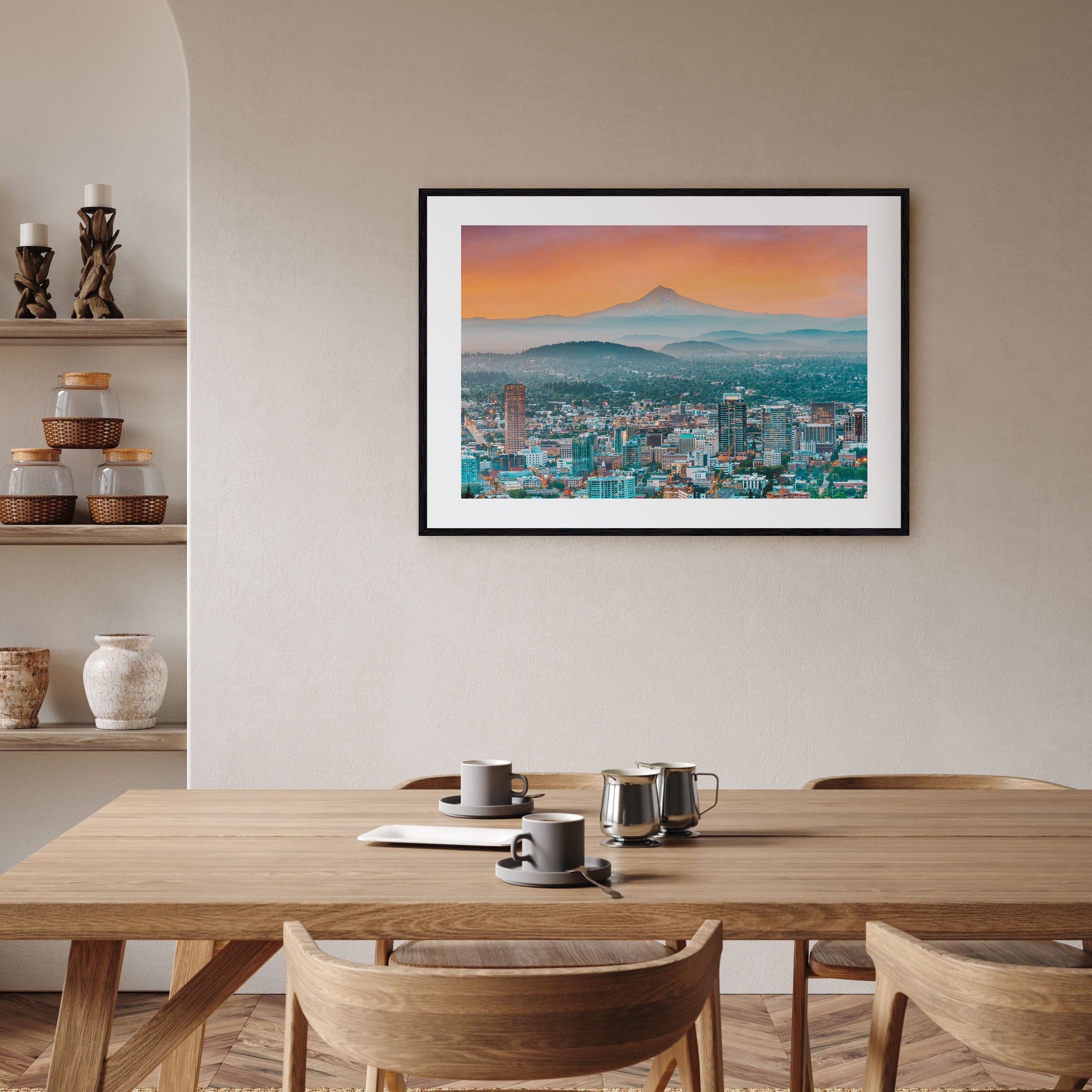 Oregon Landscape Color Poster