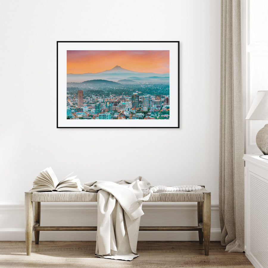 Oregon Landscape Color Poster