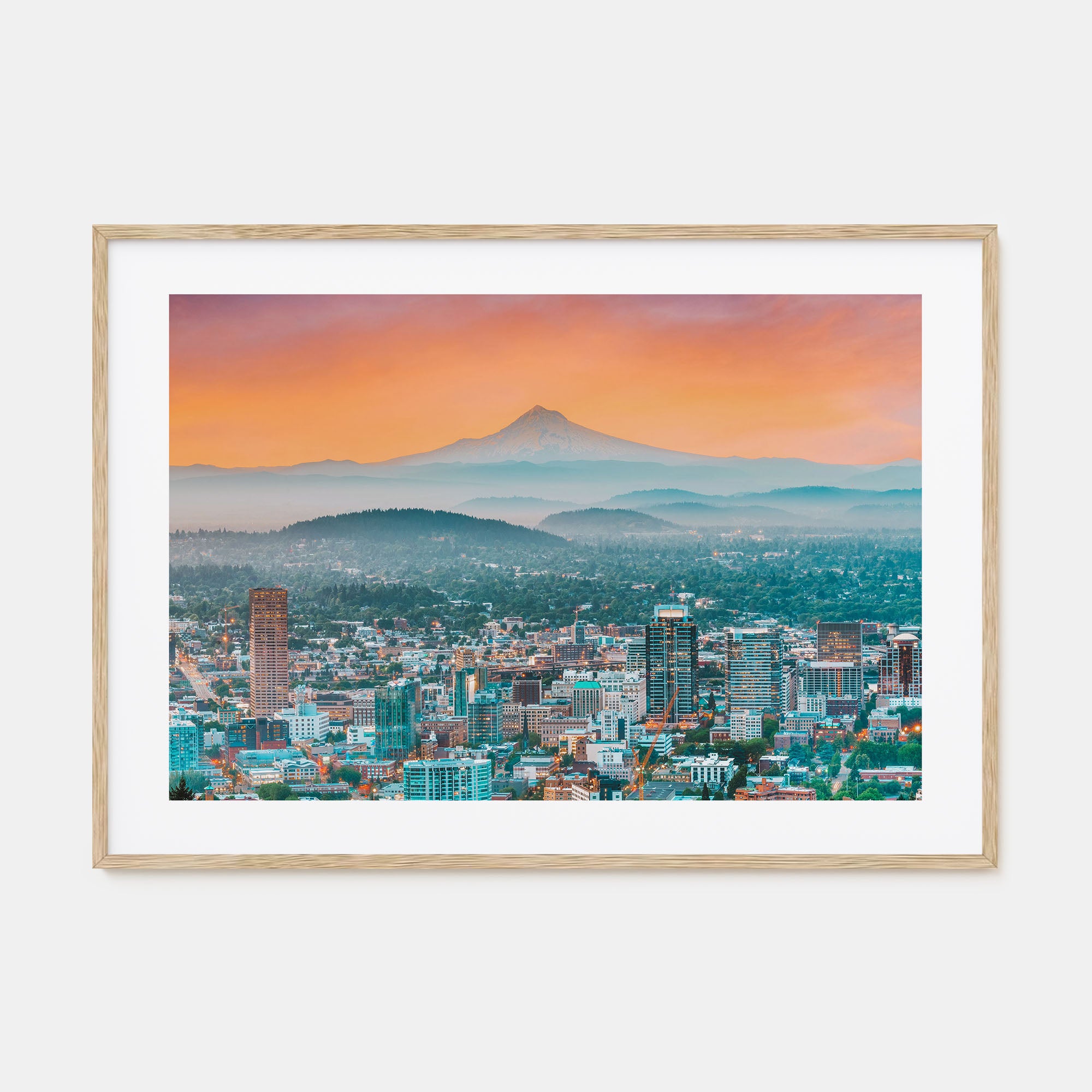 Oregon Landscape Color Poster