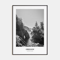 Oregon Portrait B&W No 1 Poster