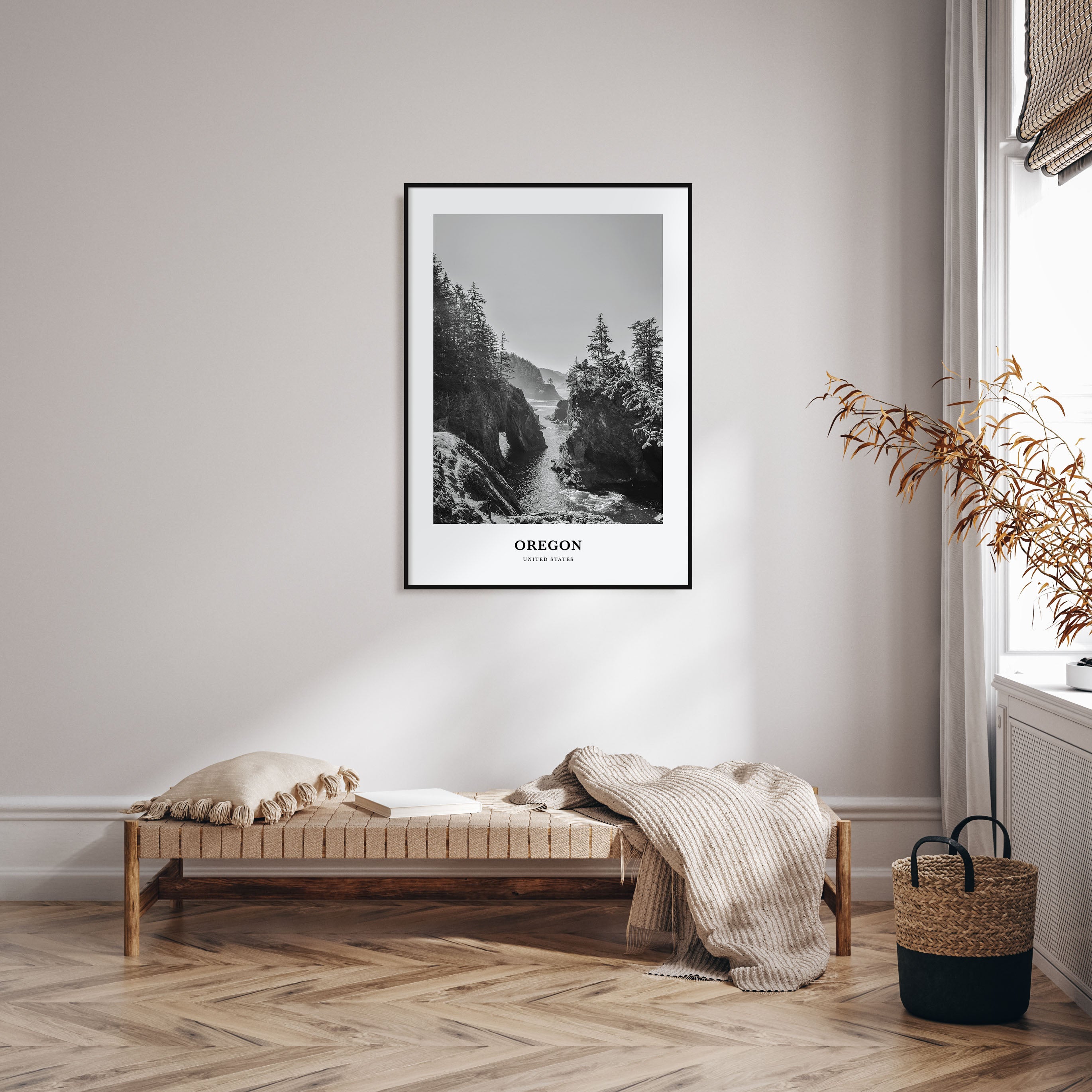 Oregon Portrait B&W No 1 Poster