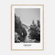 Oregon Portrait B&W No 1 Poster