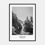 Oregon Portrait B&W No 1 Poster