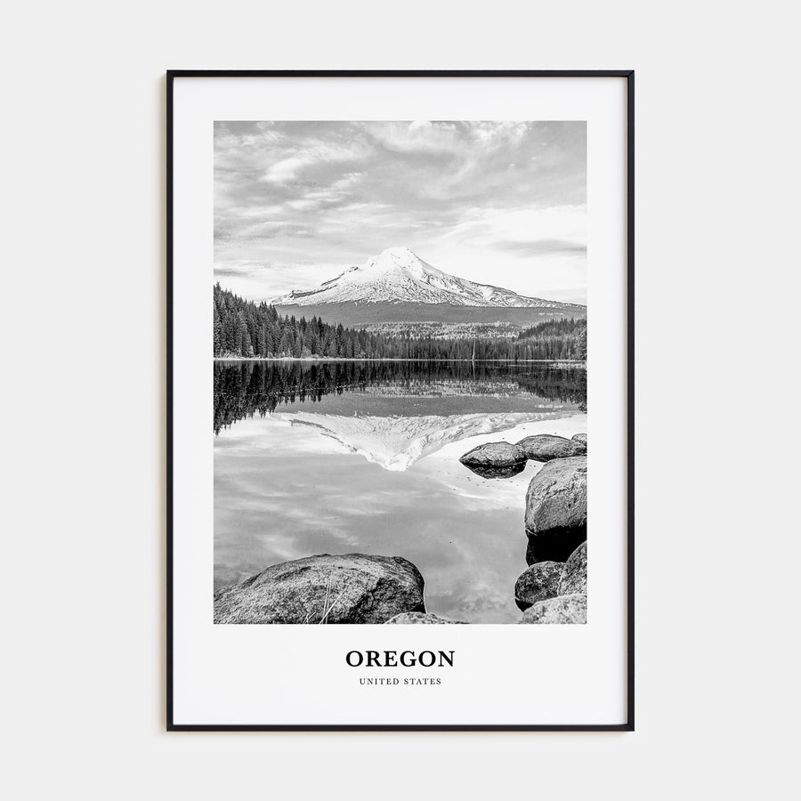 Oregon Portrait B&W No 2 Poster