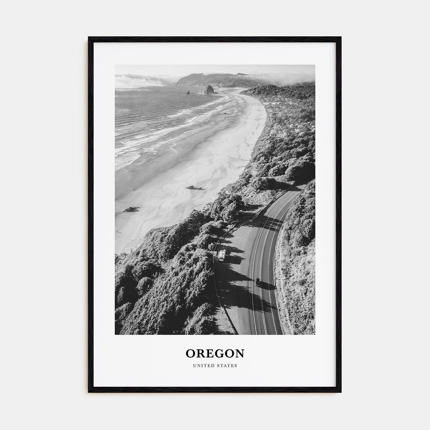 Oregon Portrait B&W No 3 Poster
