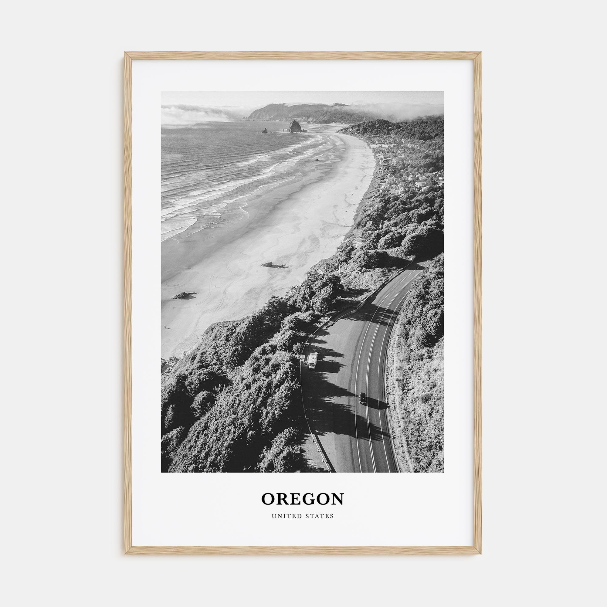 Oregon Portrait B&W No 3 Poster