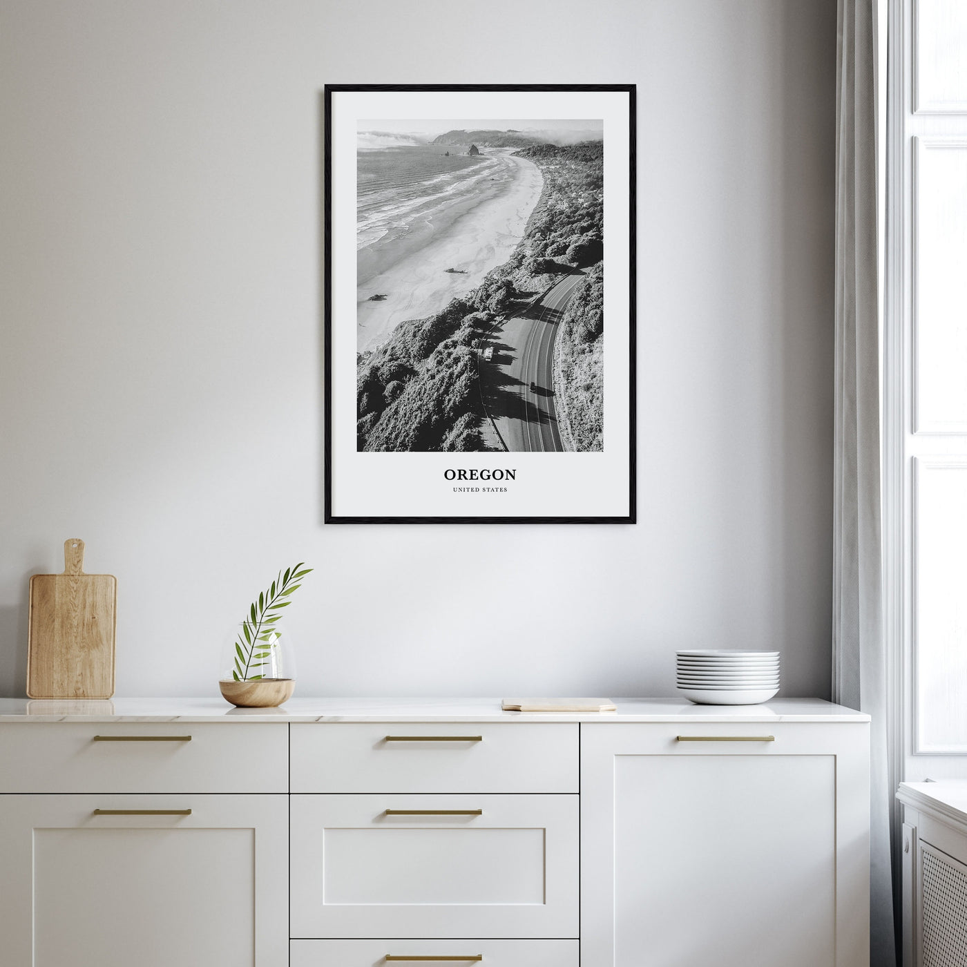 Oregon Portrait B&W No 3 Poster