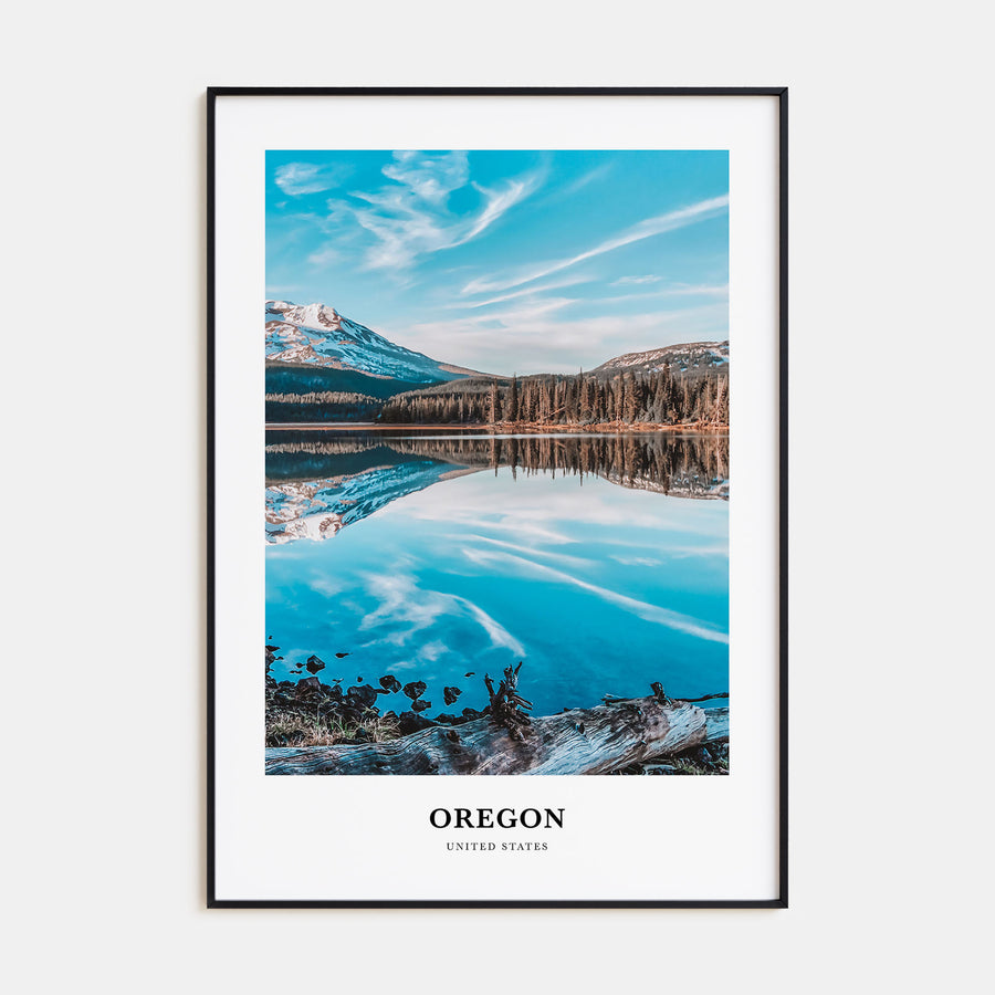 Oregon Portrait Color No 2 Poster