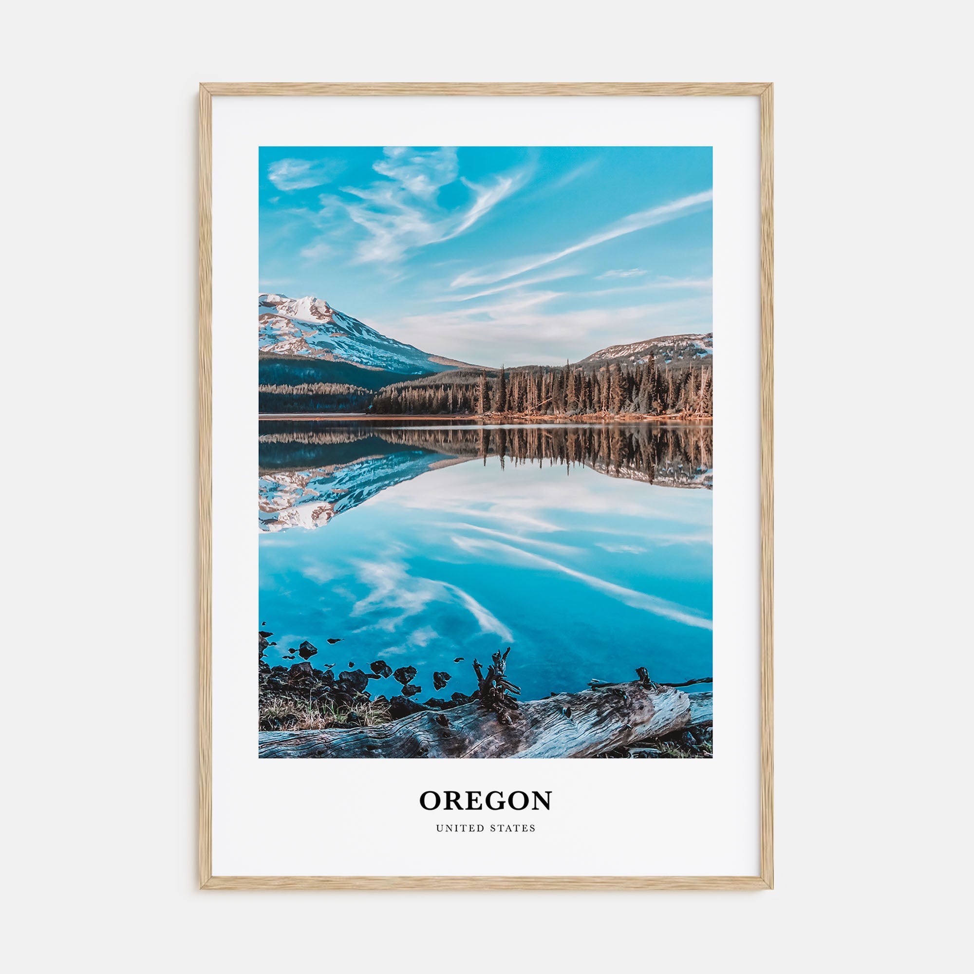 Oregon Portrait Color No 2 Poster