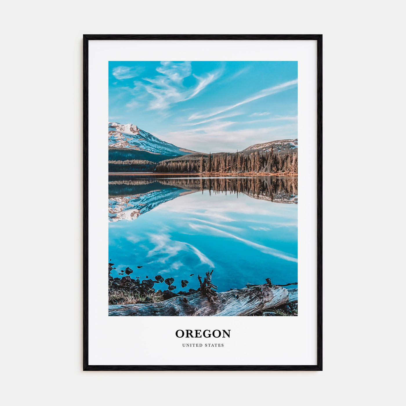 Oregon Portrait Color No 2 Poster
