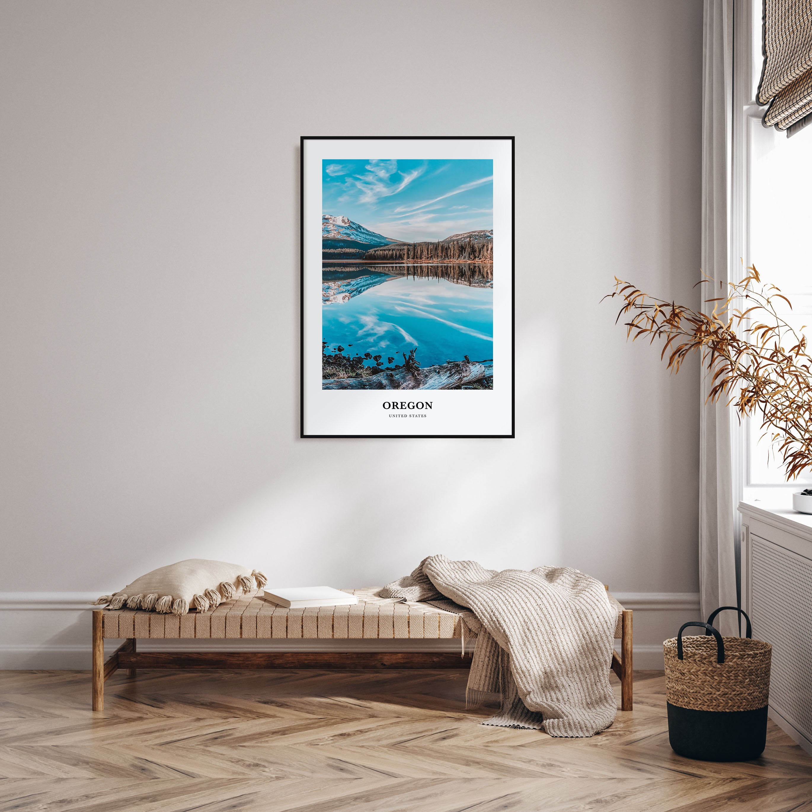 Oregon Portrait Color No 2 Poster