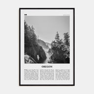 Oregon Travel B&W No 1 Poster