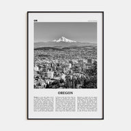 Oregon Travel B&W No 4 Poster