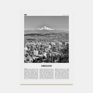 Oregon Travel B&W No 4 Poster