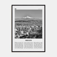 Oregon Travel B&W No 4 Poster