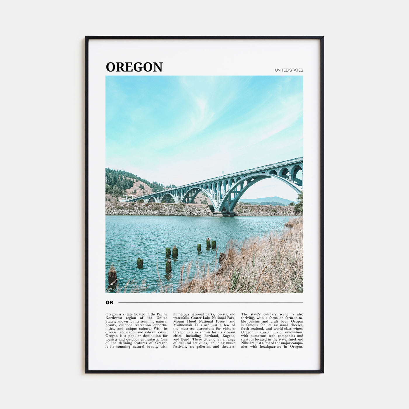 Oregon Travel Color No 1 Poster
