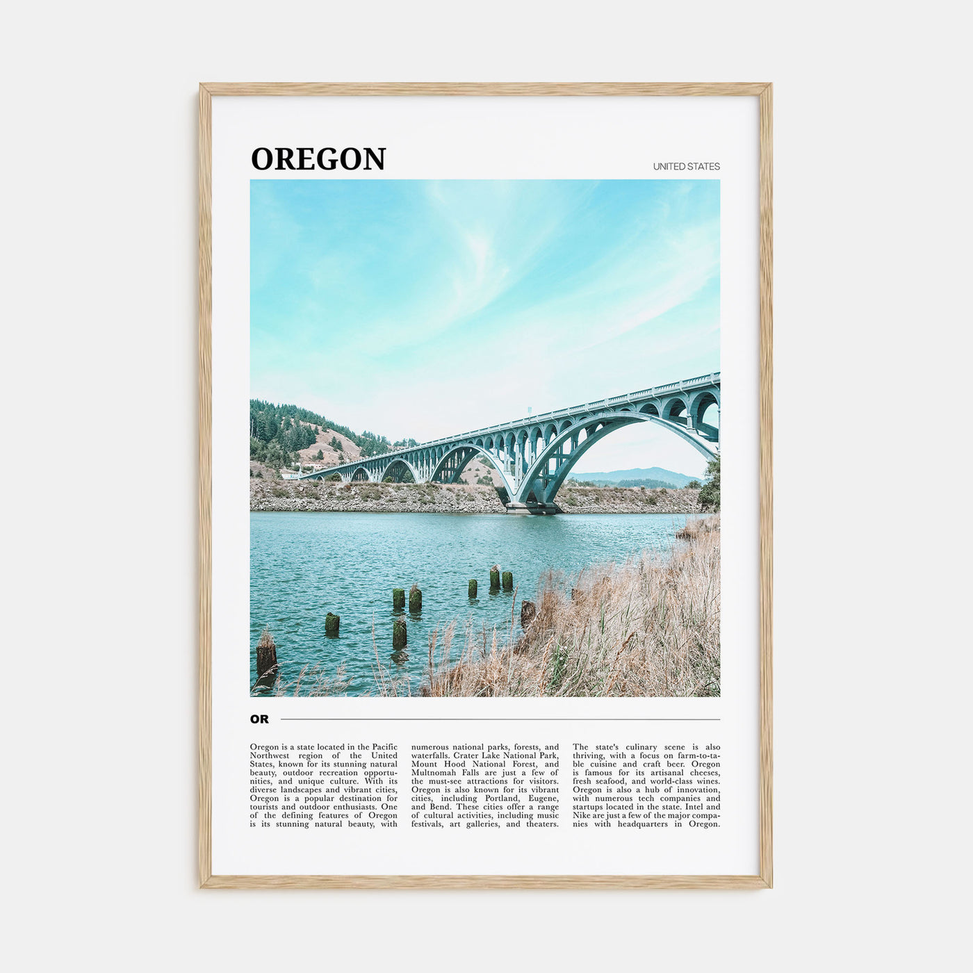 Oregon Travel Color No 1 Poster