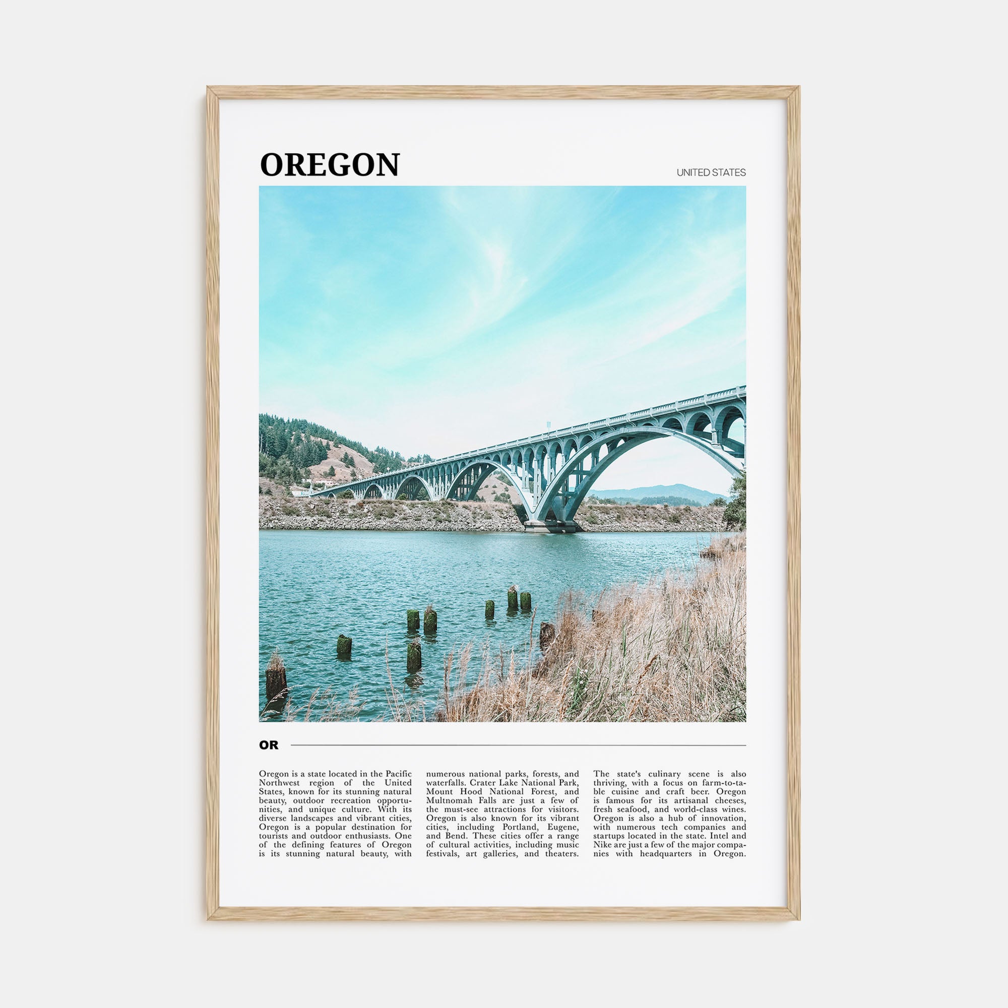 Oregon Travel Color No 1 Poster