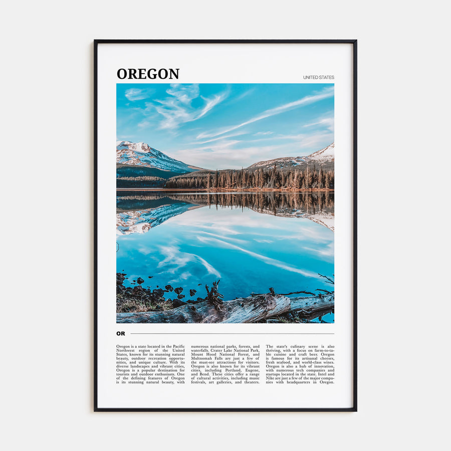 Oregon Travel Color No 2 Poster