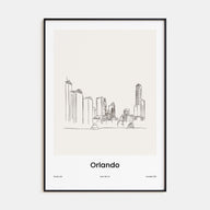 Orlando Drawn Poster