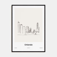 Orlando Drawn Poster