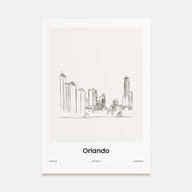 Orlando Drawn Poster
