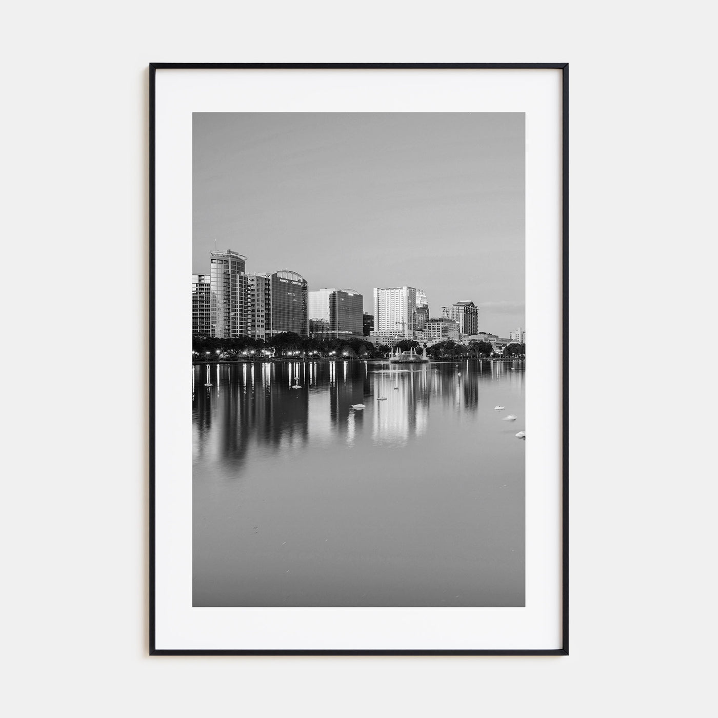 Orlando Photo B&W No 1 Poster