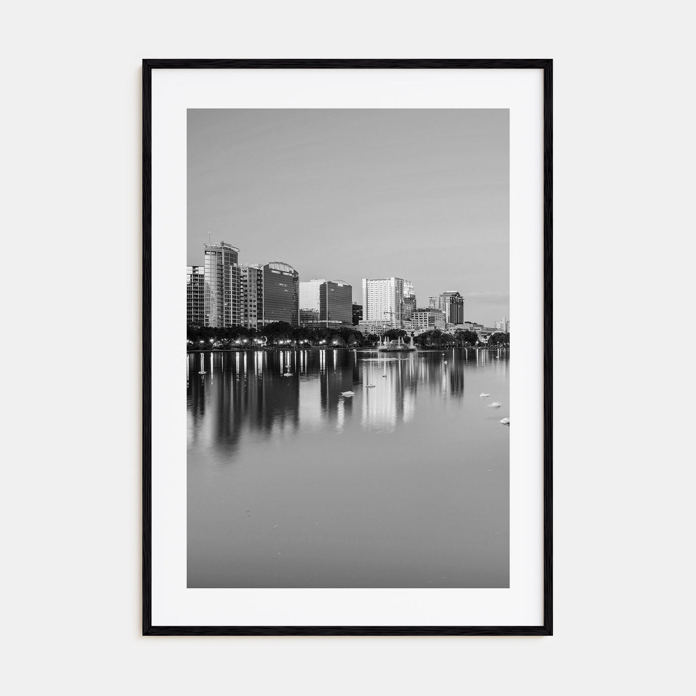 Orlando Photo B&W No 1 Poster