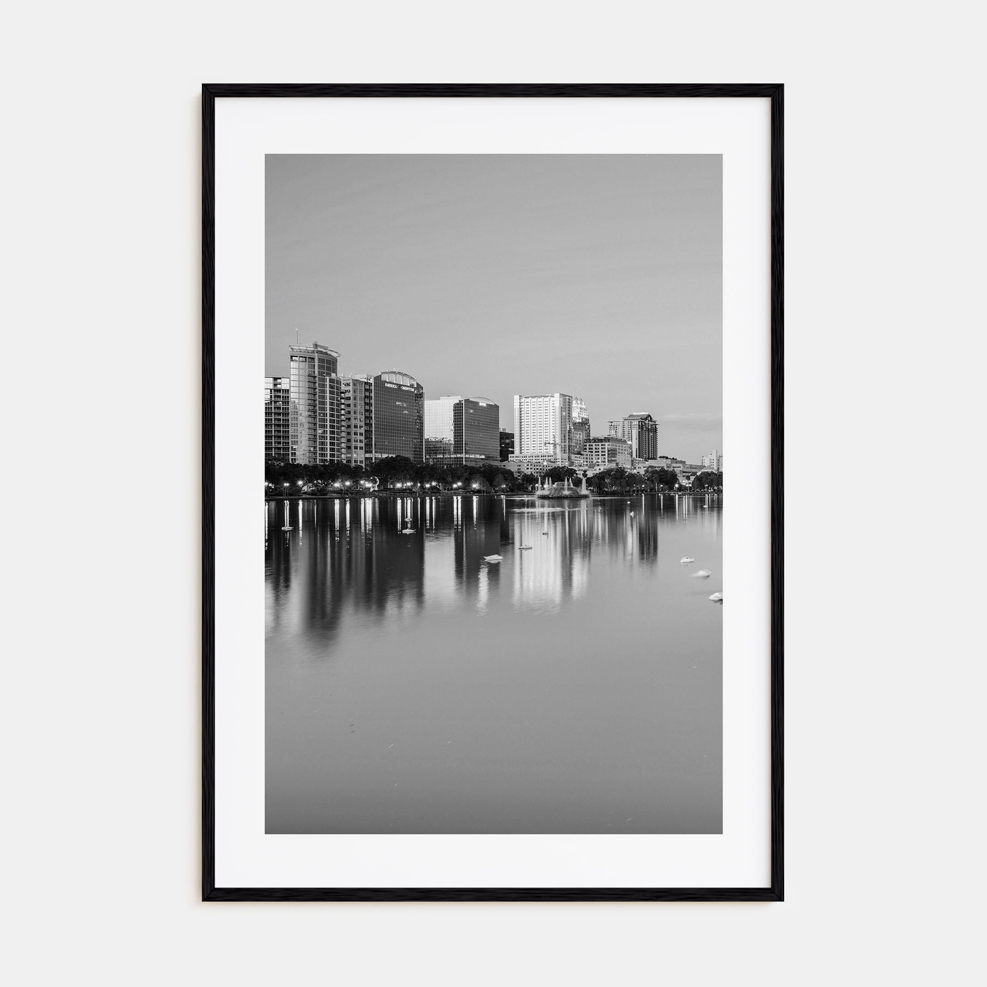 Orlando Photo B&W No 1 Poster