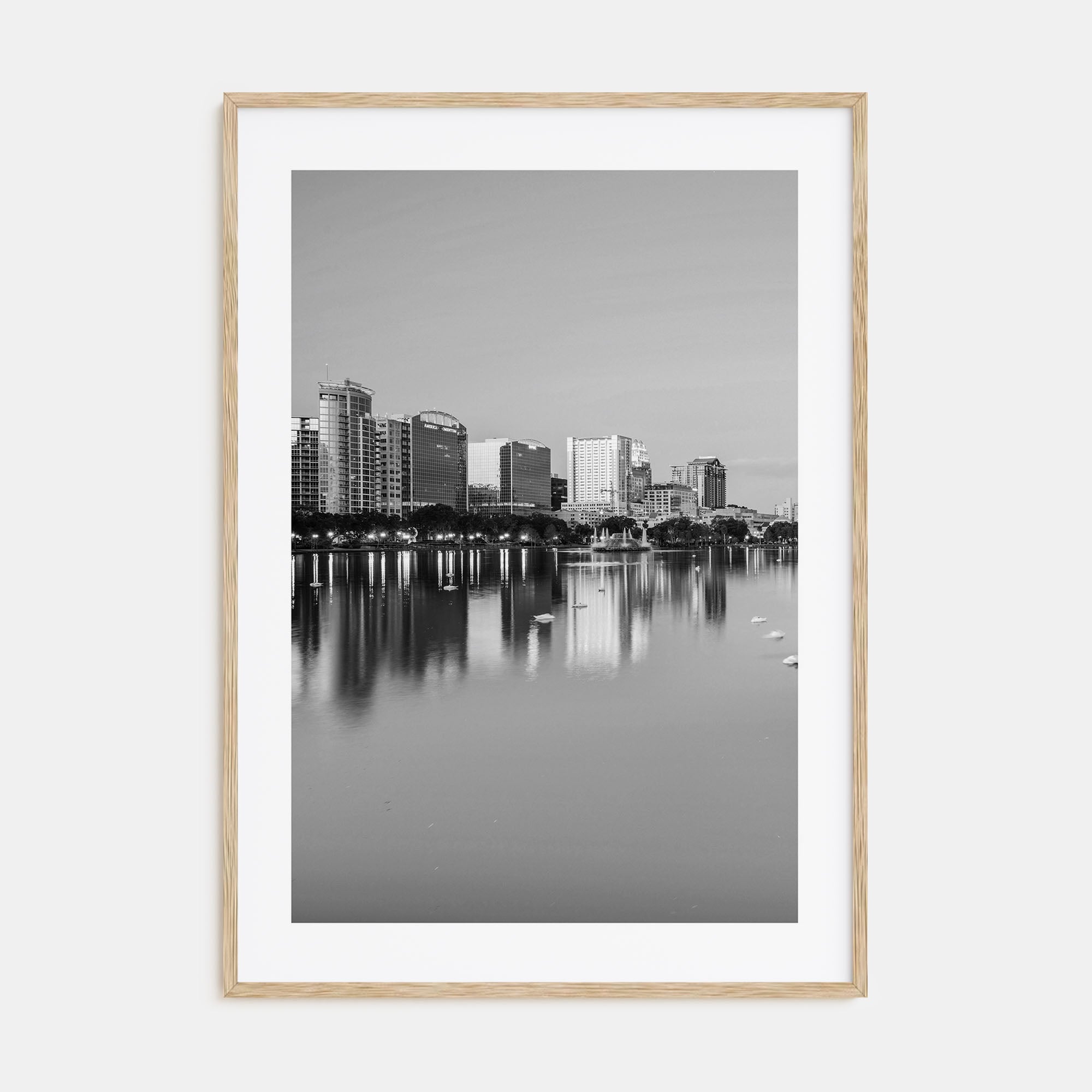 Orlando Photo B&W No 1 Poster