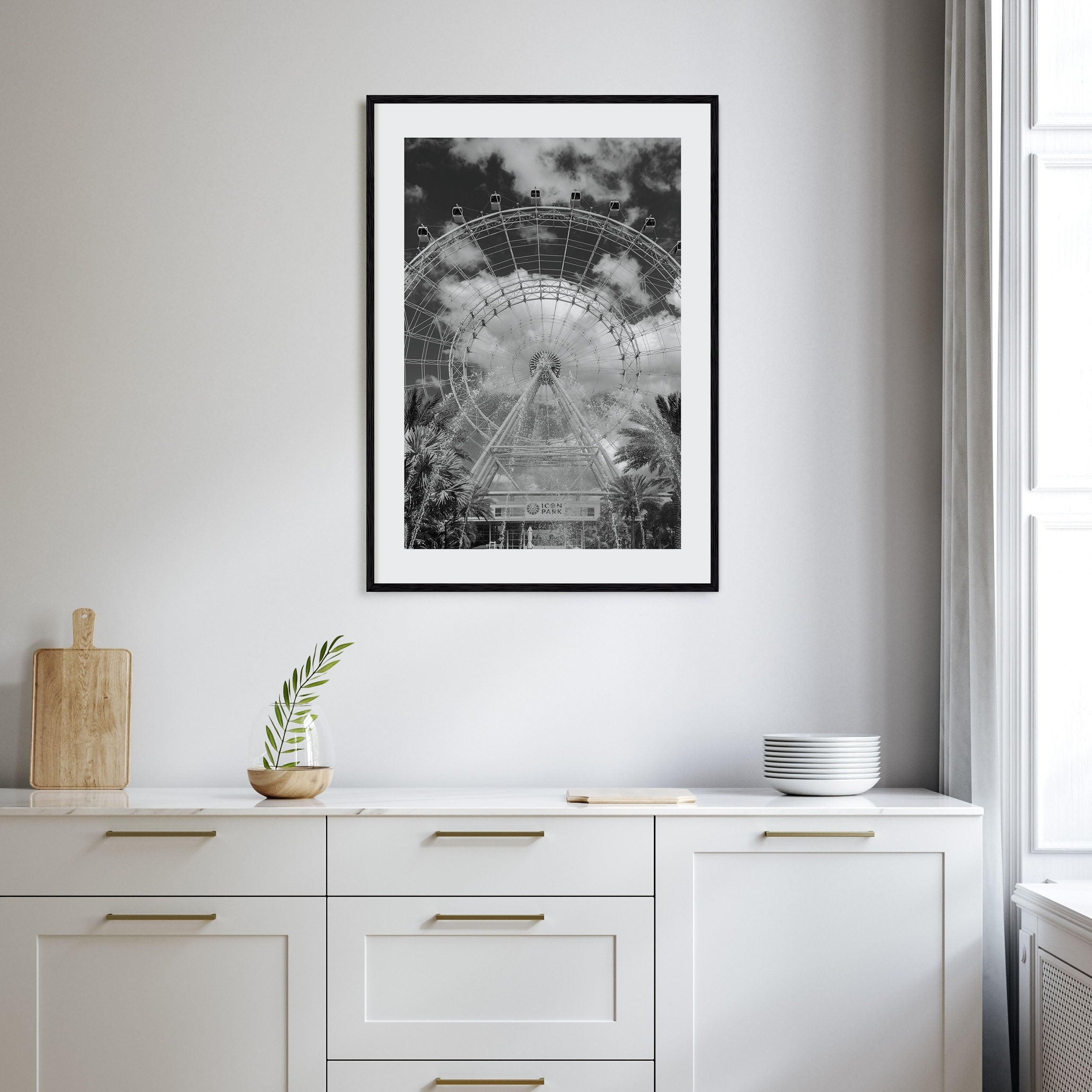 Orlando Photo B&W No 2 Poster