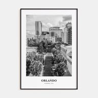 Orlando Portrait B&W No 1 Poster