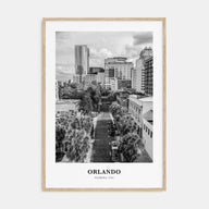 Orlando Portrait B&W No 1 Poster