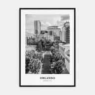 Orlando Portrait B&W No 1 Poster