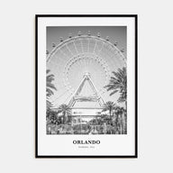Orlando Portrait B&W No 2 Poster