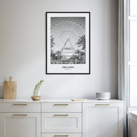 Orlando Portrait B&W No 2 Poster