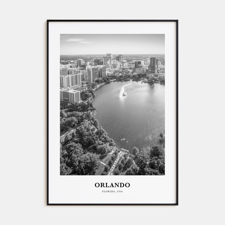 Orlando Portrait B&W No 3 Poster