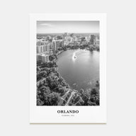 Orlando Portrait B&W No 3 Poster