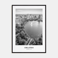 Orlando Portrait B&W No 3 Poster