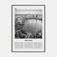 Orlando Travel B&W No 1 Poster