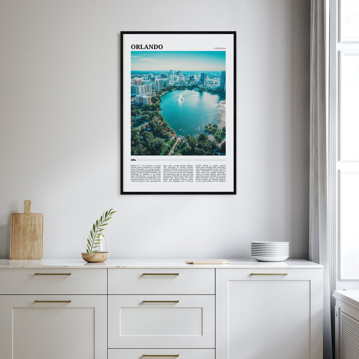 Orlando Travel Color No 2 Poster