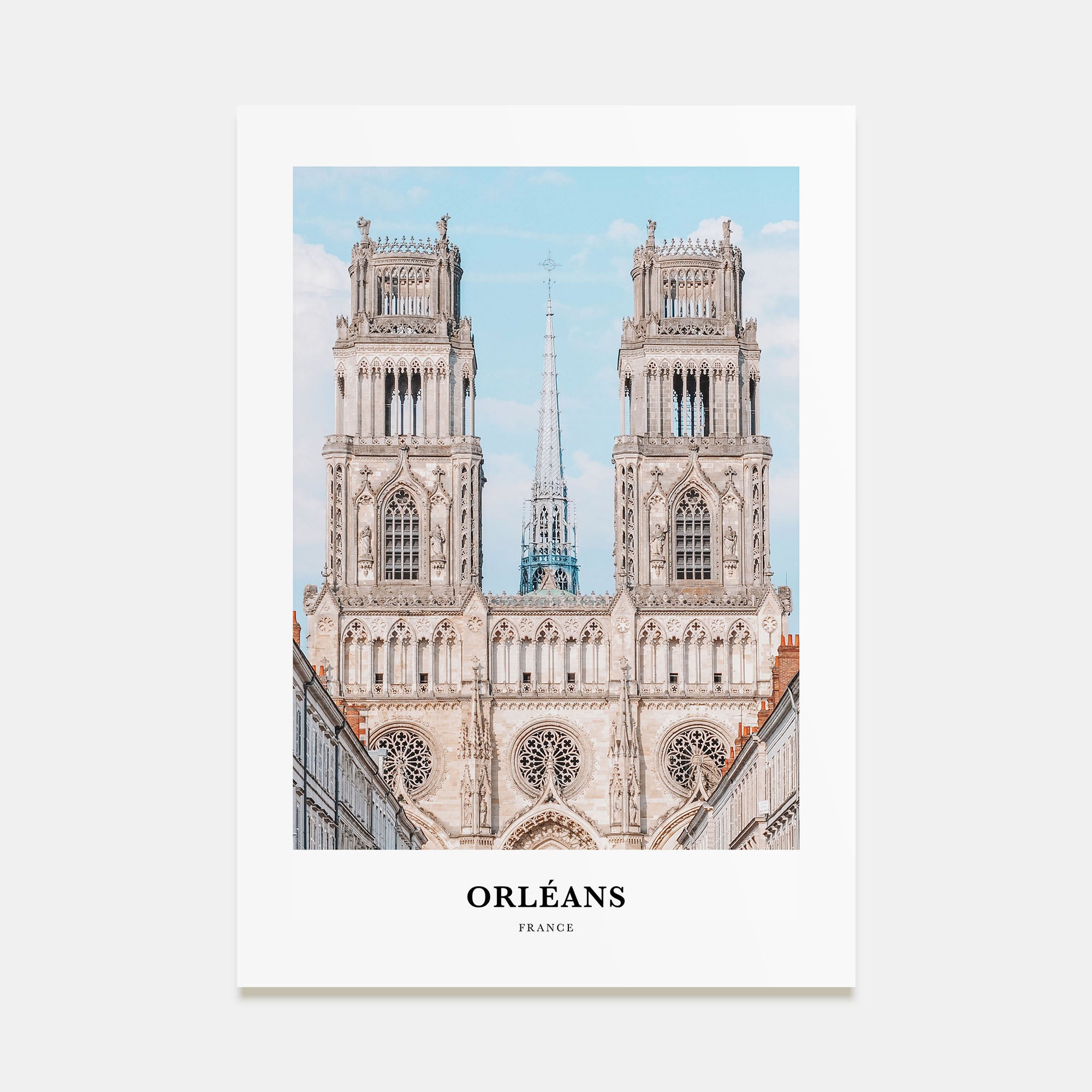 Orléans Portrait Color Poster