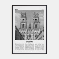 Orléans Travel B&W Poster