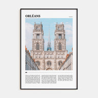 Orléans Travel Color Poster