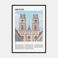 Orléans Travel Color Poster